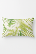 Contemporary Tropical Green Leaves Throw Pillow Cover 30x50cm