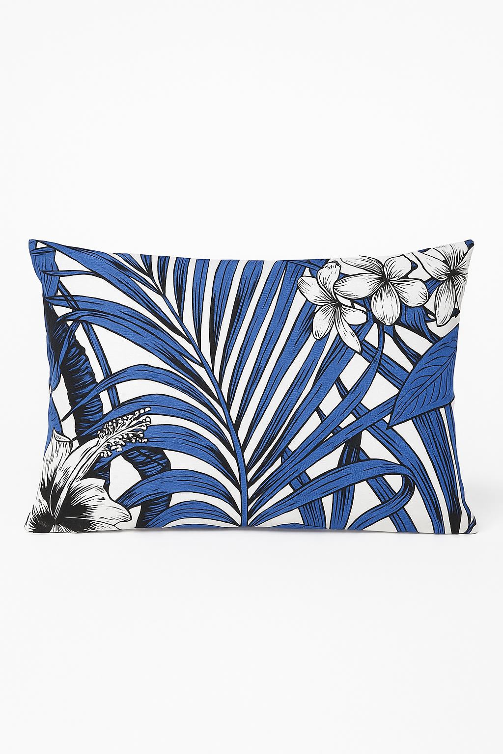 Versatile Tropical Green Leaves Throw Pillow Cover 30x50cm