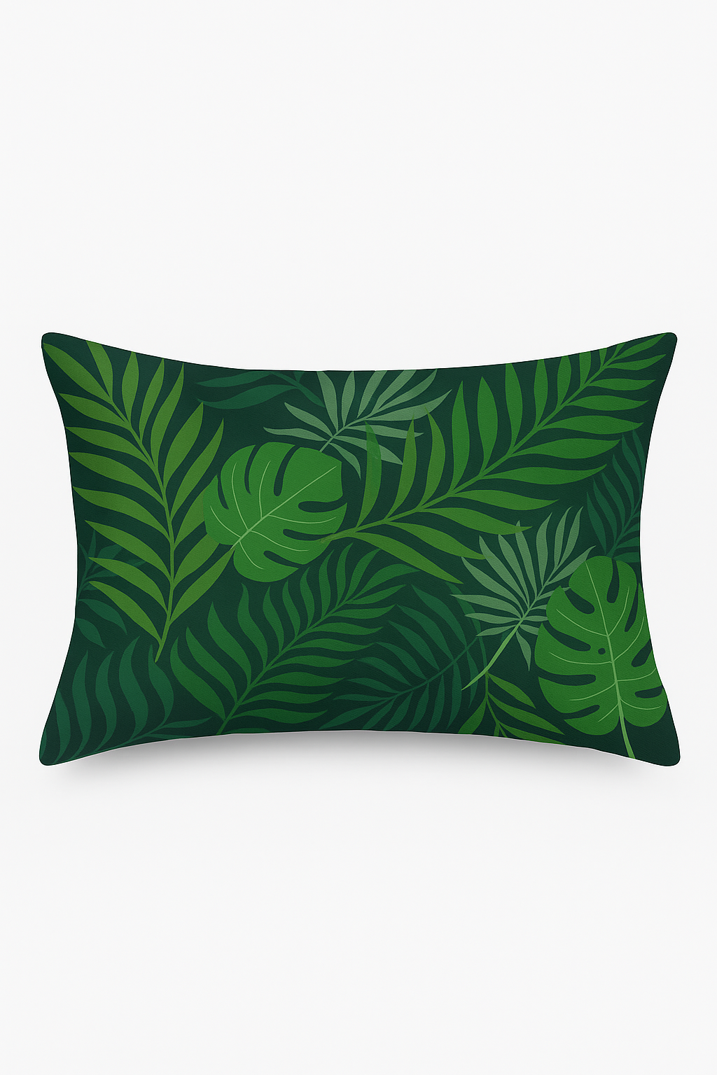 Bright Tropical Green Throw Pillow Cover, 30 X 50 cm