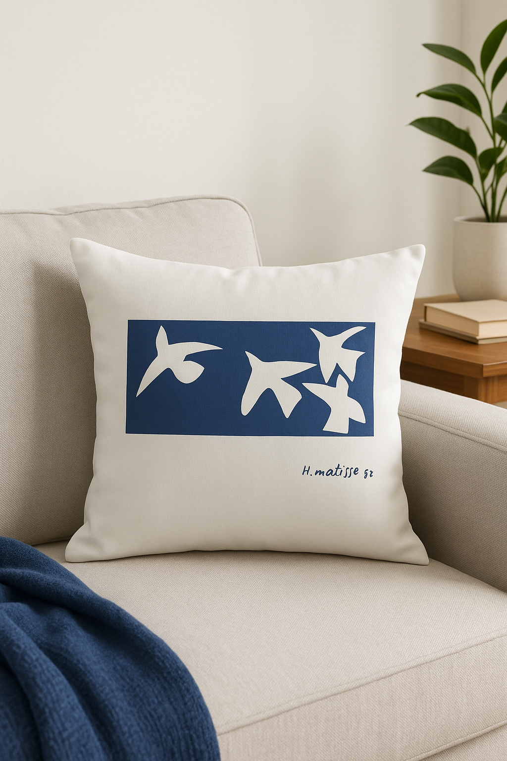 Abstract Throw Pillow Cover for Home, Office, and Car Accent - view 2