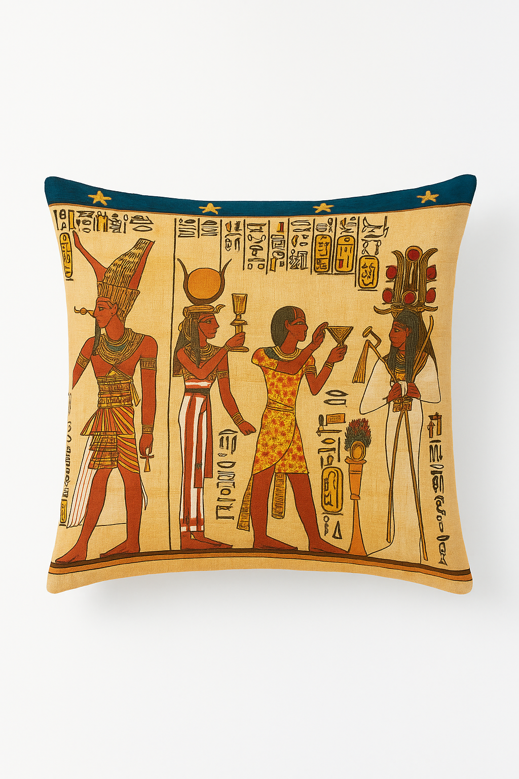 Egyptian throw pillow cover decoration for sofa and living room