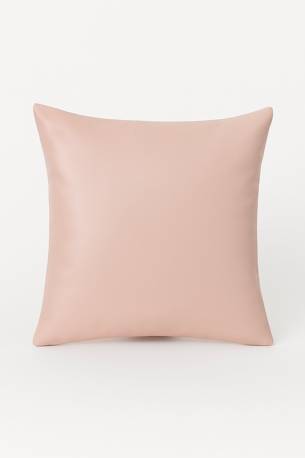 Leather throw pillow cover for modern decoration