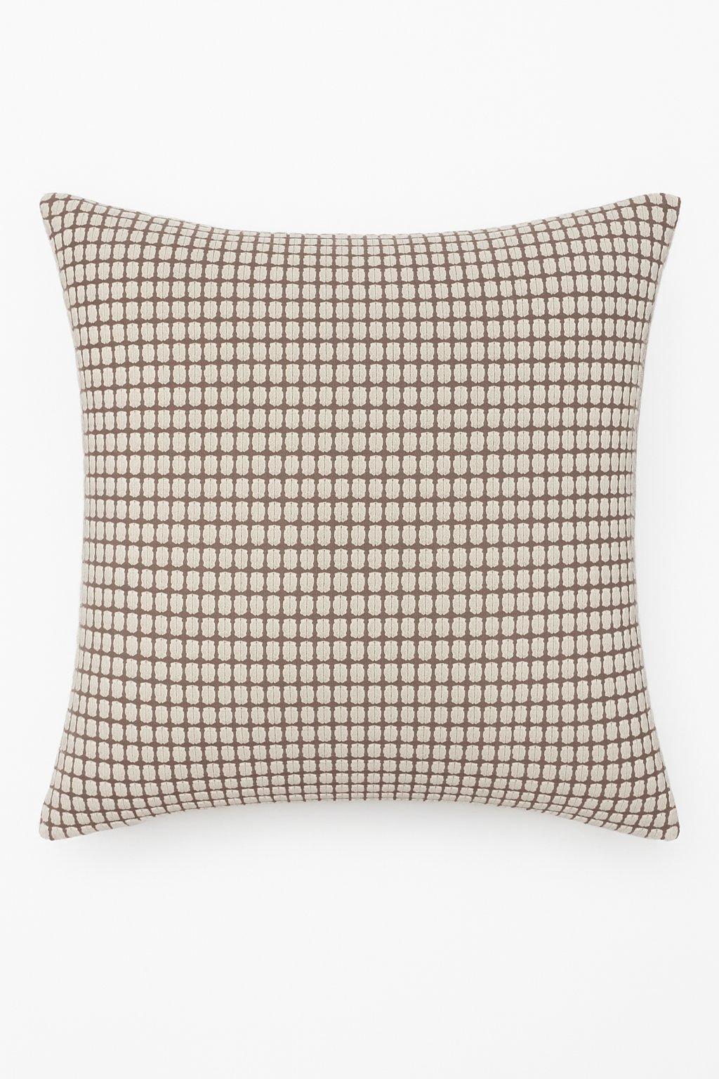 Throw pillow cover in velvet with large size corn grain pattern