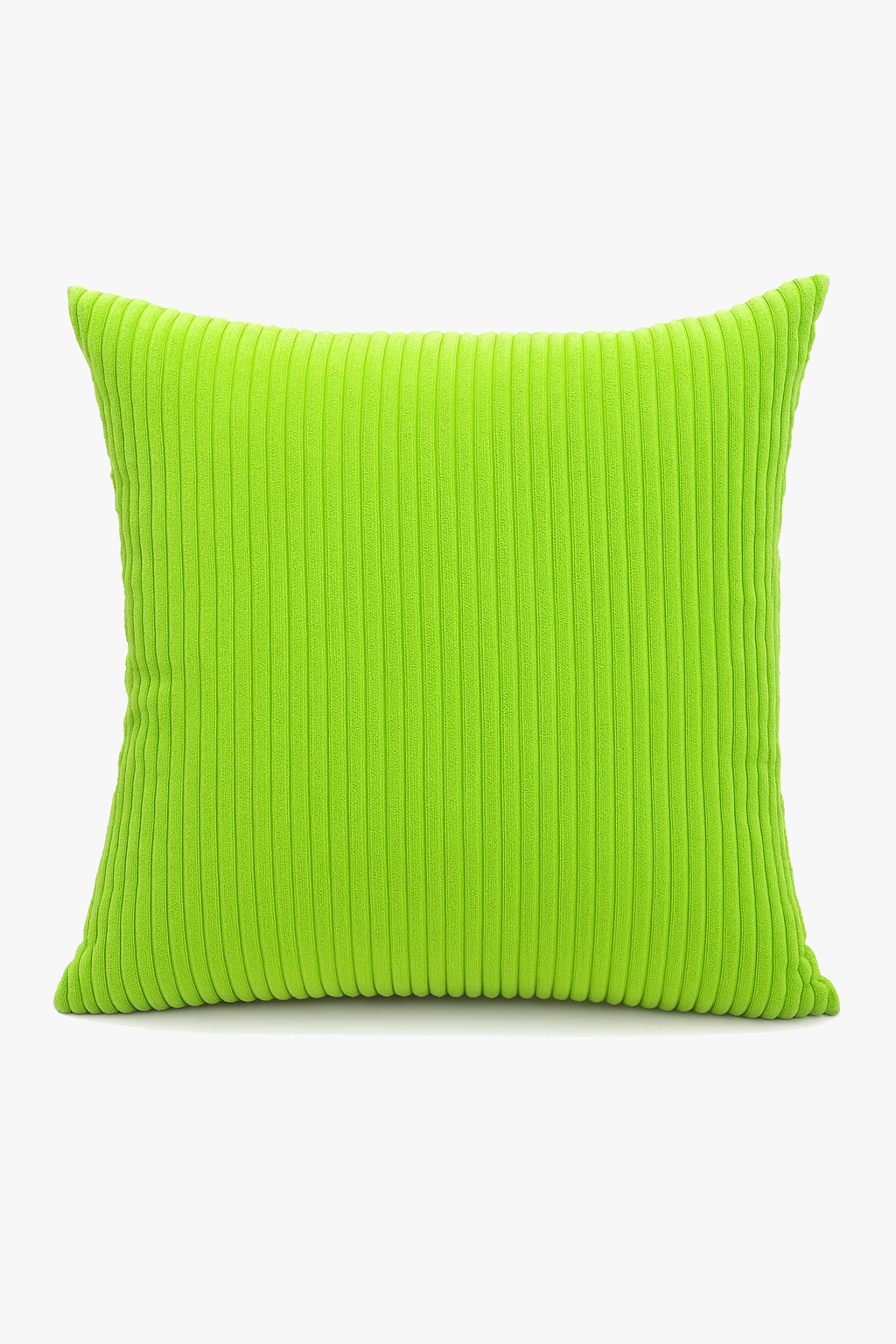 Discreet Striped Ribbed Velvet Throw Pillow Cover