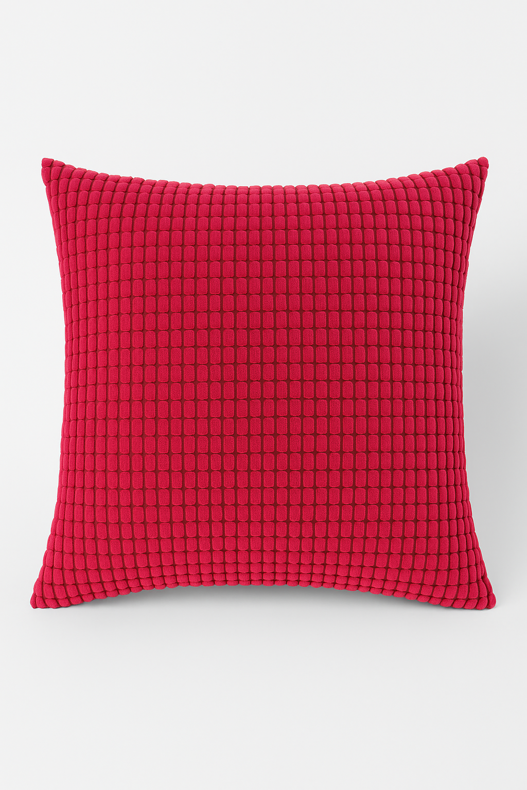 Solid Color Ribbed Velvet Throw Pillow Cover, Design 1