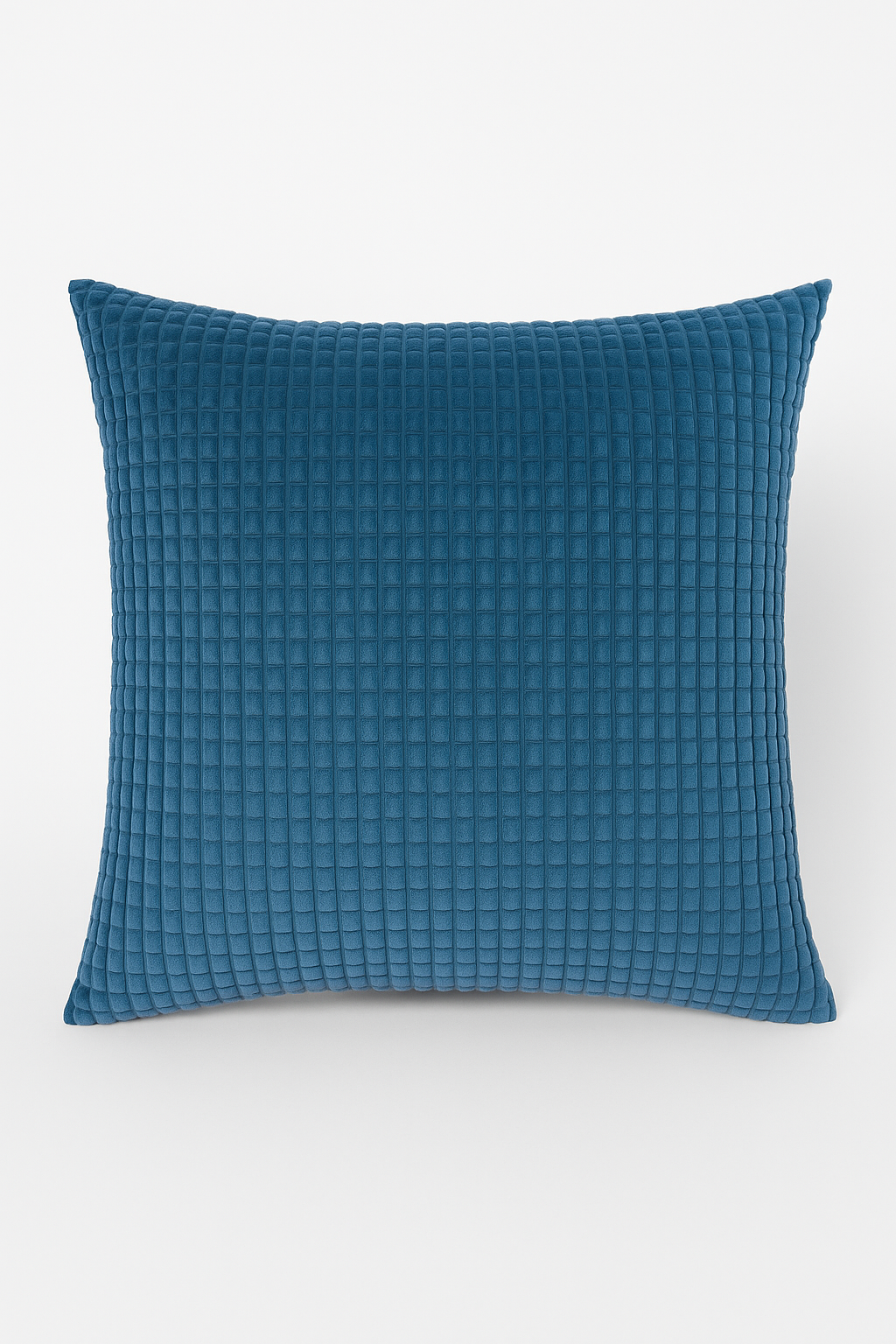 Ribbed Velvet Throw Pillow Cover with Big Rib Texture