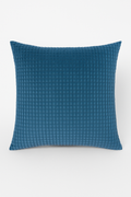 Ribbed Velvet Throw Pillow Cover with Big Rib Texture