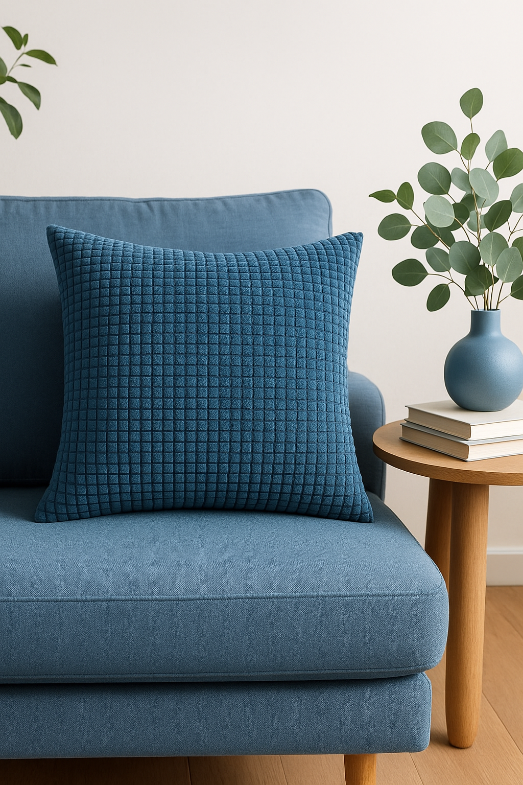 Ribbed Velvet Corn-Grain Throw Pillow Cover, Large, Style Two - view 2