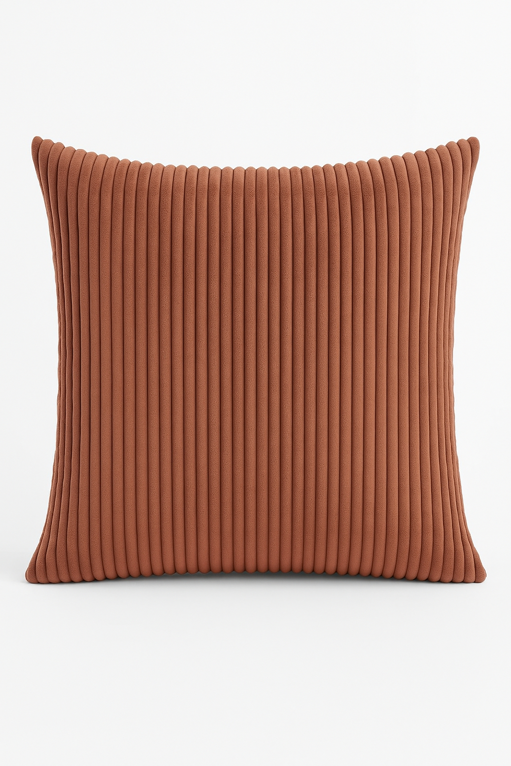 Subtle Striped Ribbed Velvet Throw Pillow Cover