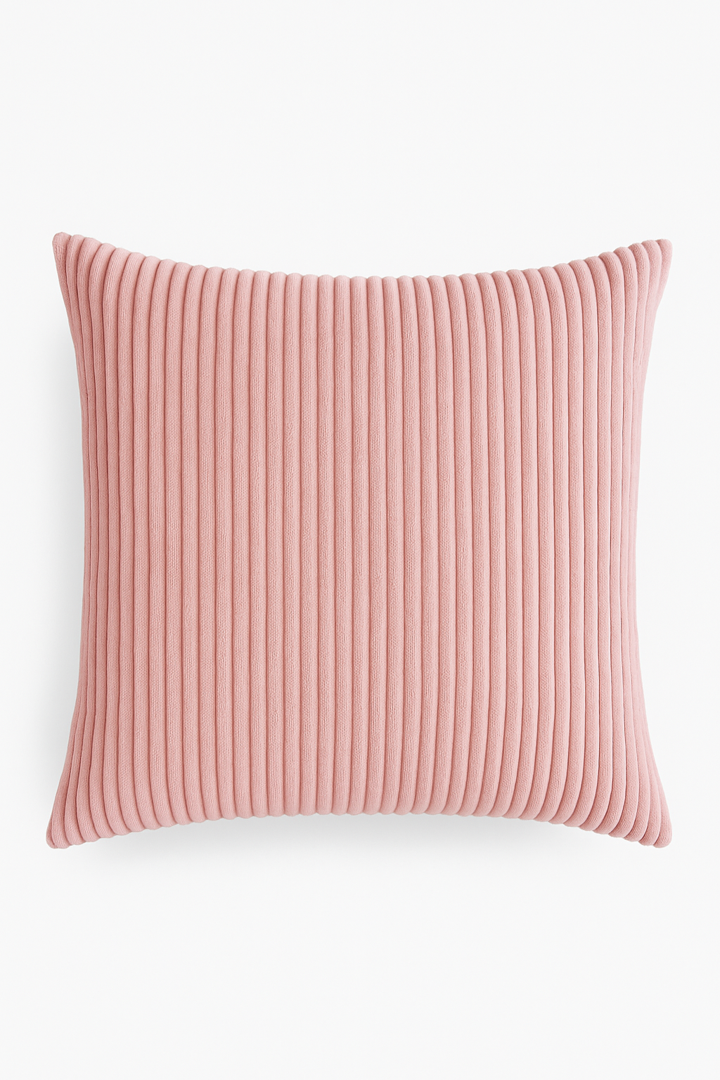 Refined Striped Ribbed Velvet Throw Pillow Cover