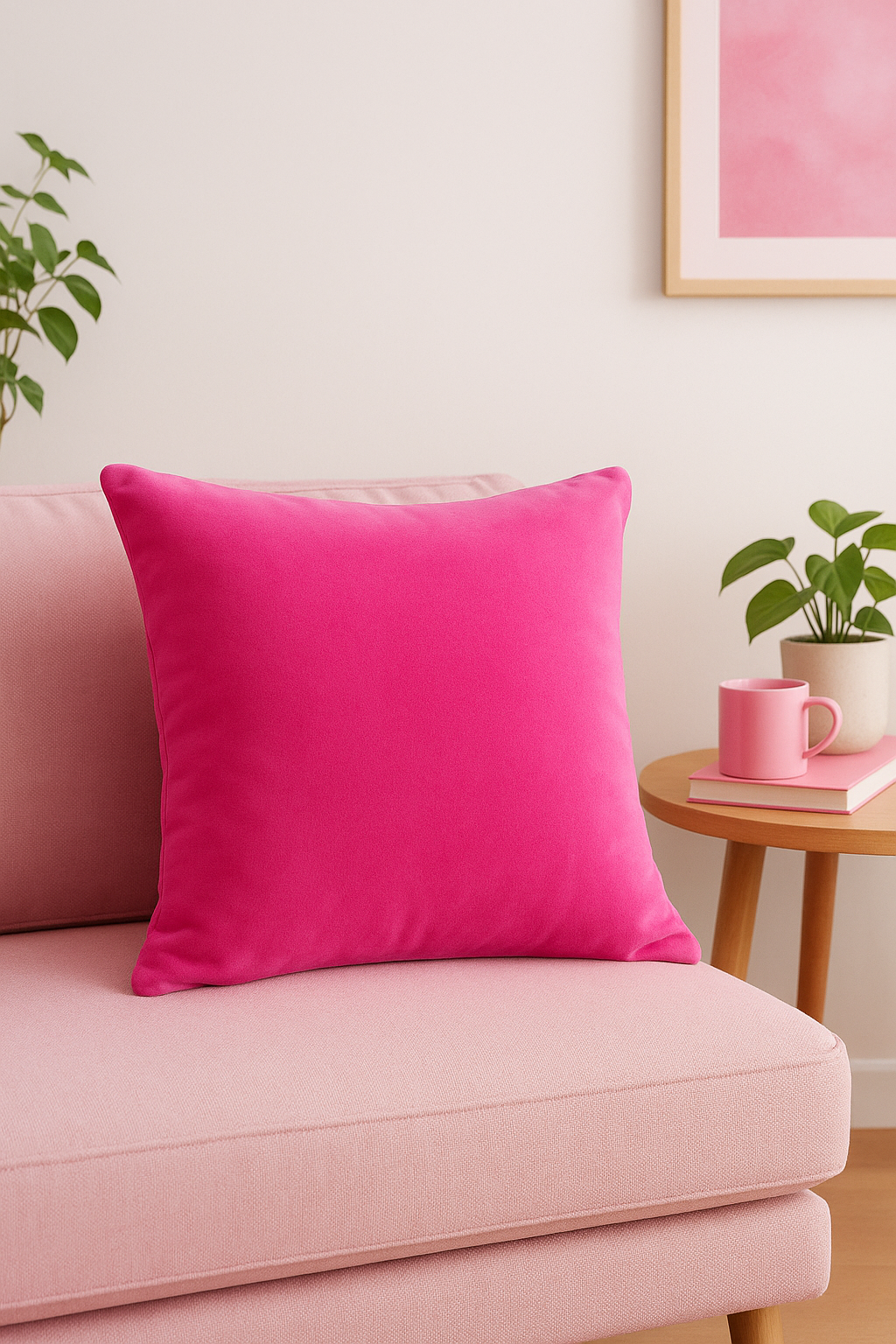 Soft Velvet Throw Pillow Cover in 25 Colors, Many Formats - view 2