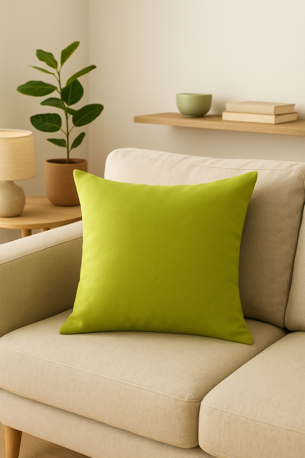Soft Velvet Throw Pillow Cover in 25 Colors, Design 5 - view 2