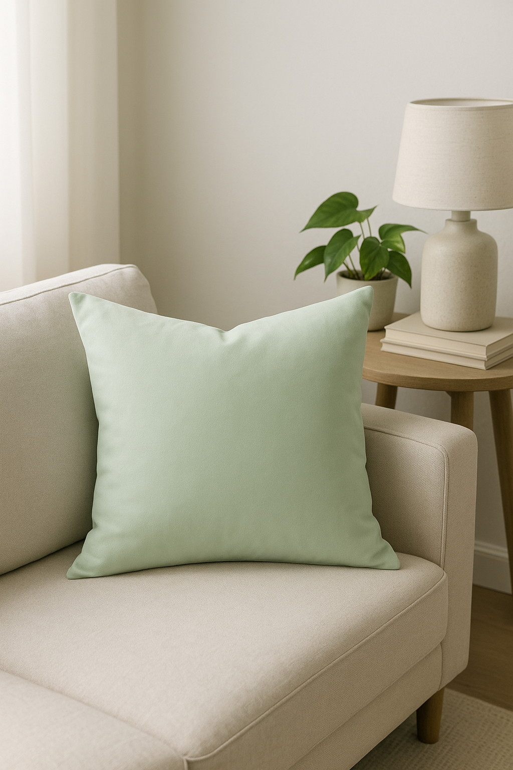 Soft Velvet Throw Pillow Cover in 25 Colors, Design 4 - view 2