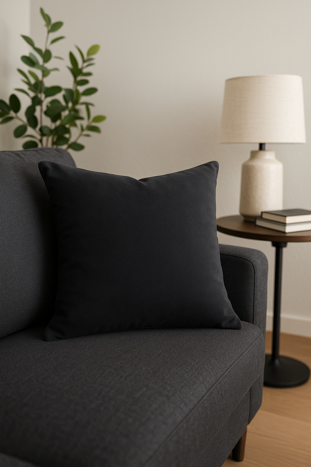 Ultra-Soft Velvet Throw Pillow Cover, Customizable - view 2