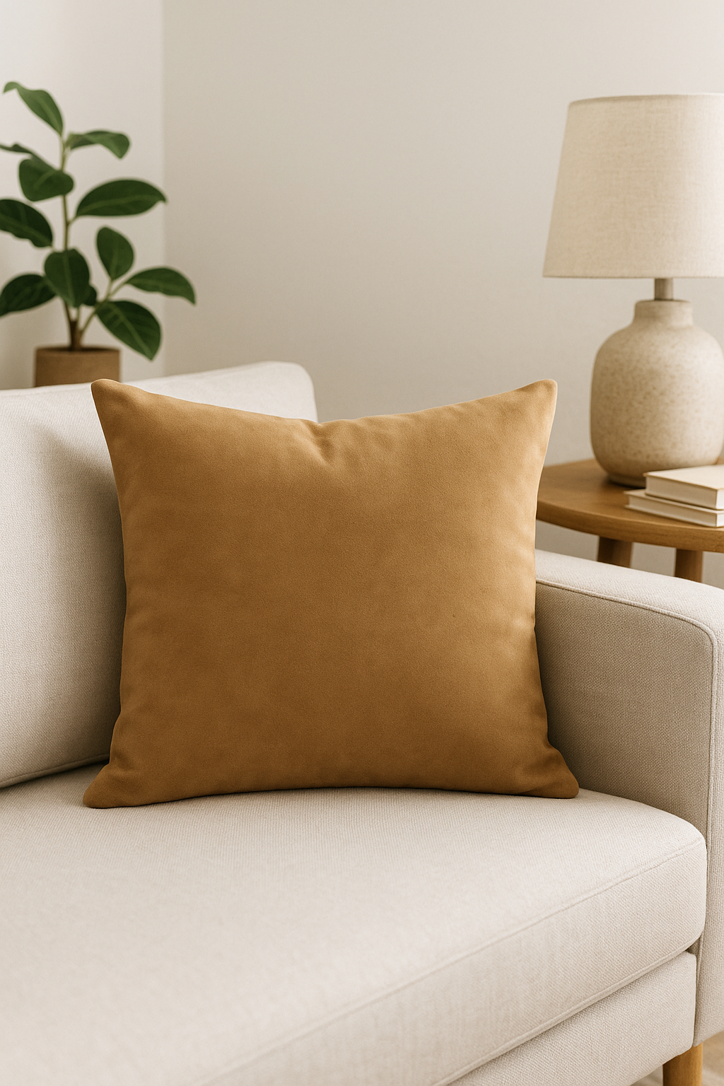 Plain Velvet Throw Pillow Cover in Many Formats - view 2