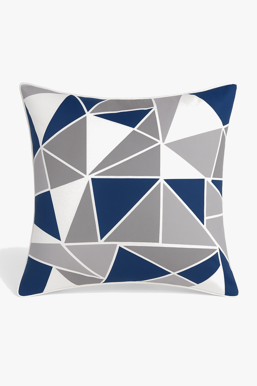 Waterproof outdoor throw pillow cover with garden motif