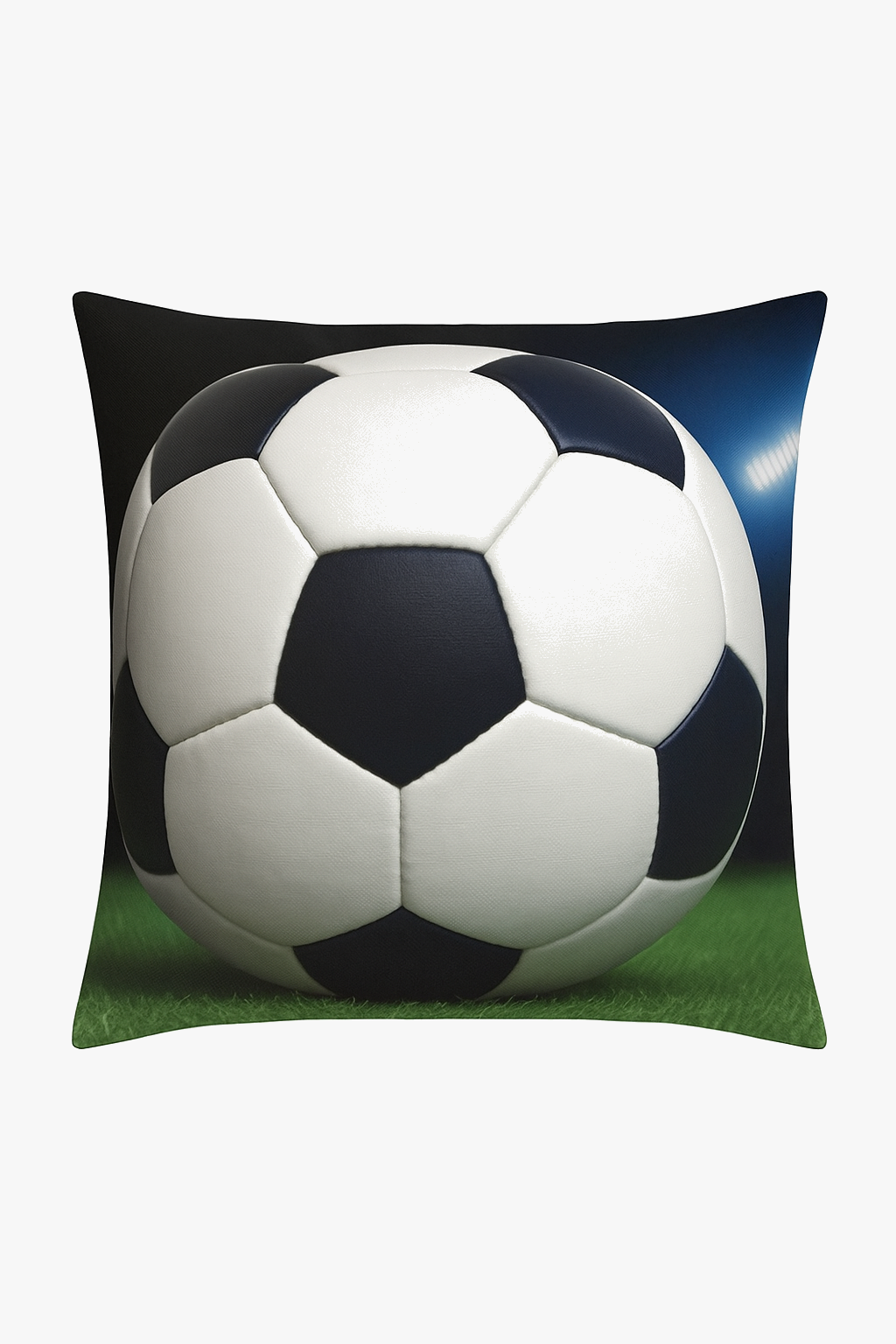 Football throw pillow cover for modern and sporty decor