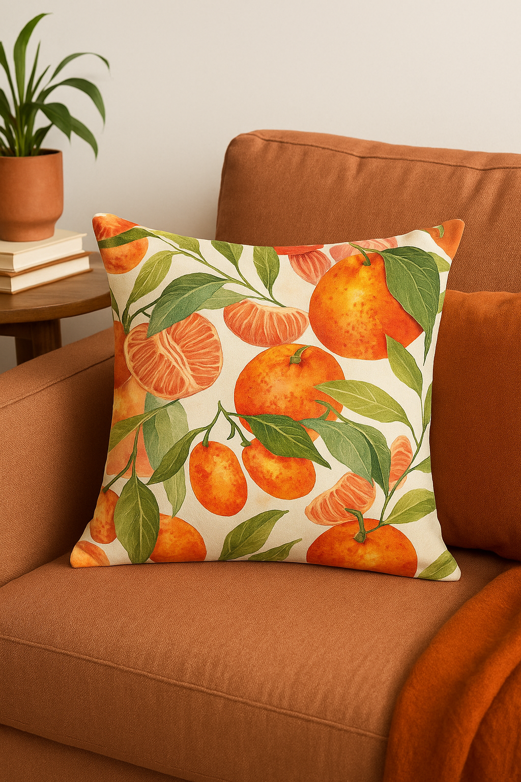Throw pillow cover summer fruit lemon orange strawberry decorative watermelon - view 2