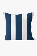 Navy Blue Geometric Nordic Throw Pillow Cover, Design 5