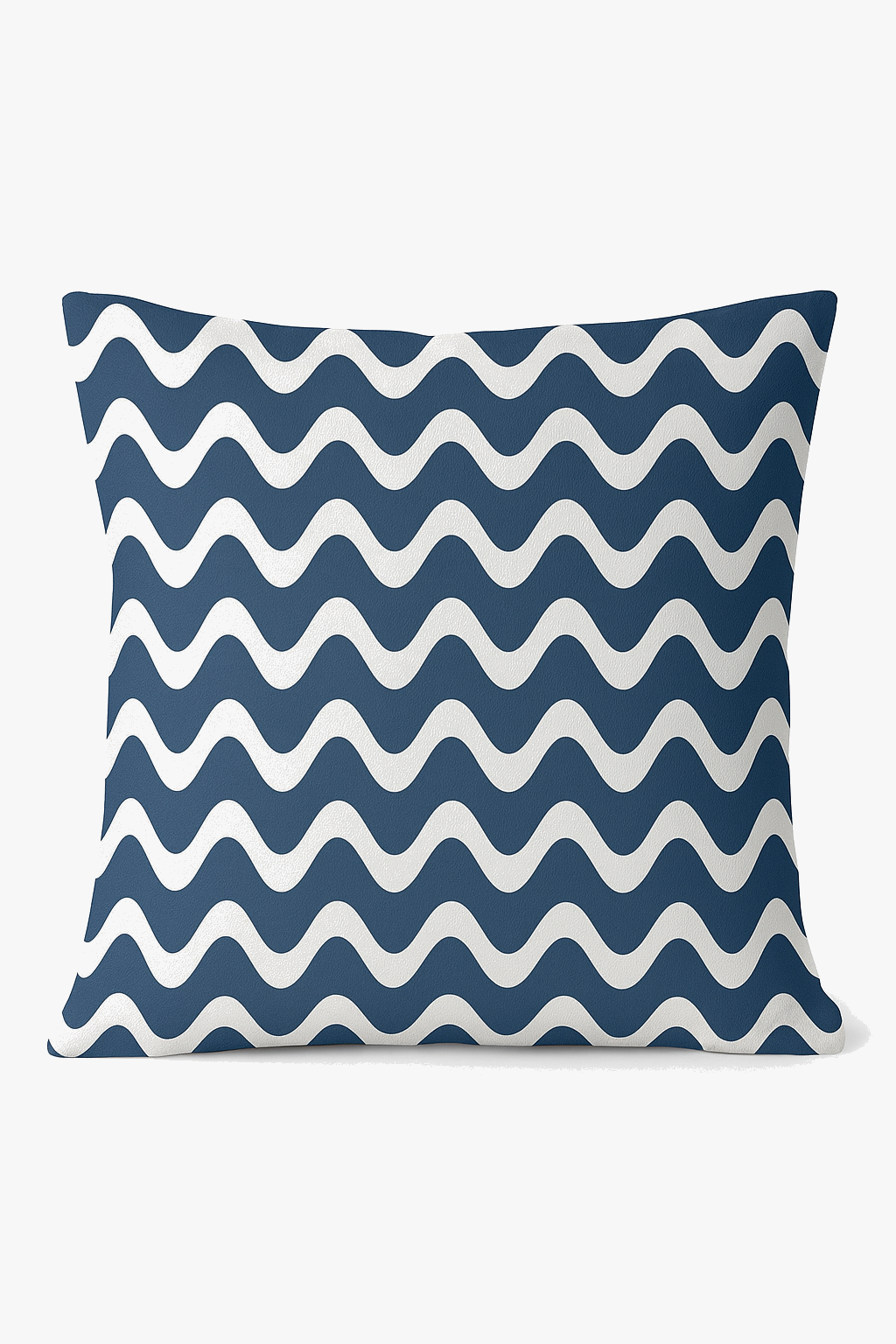 Navy Blue Geometric Nordic Throw Pillow Cover, Design 10