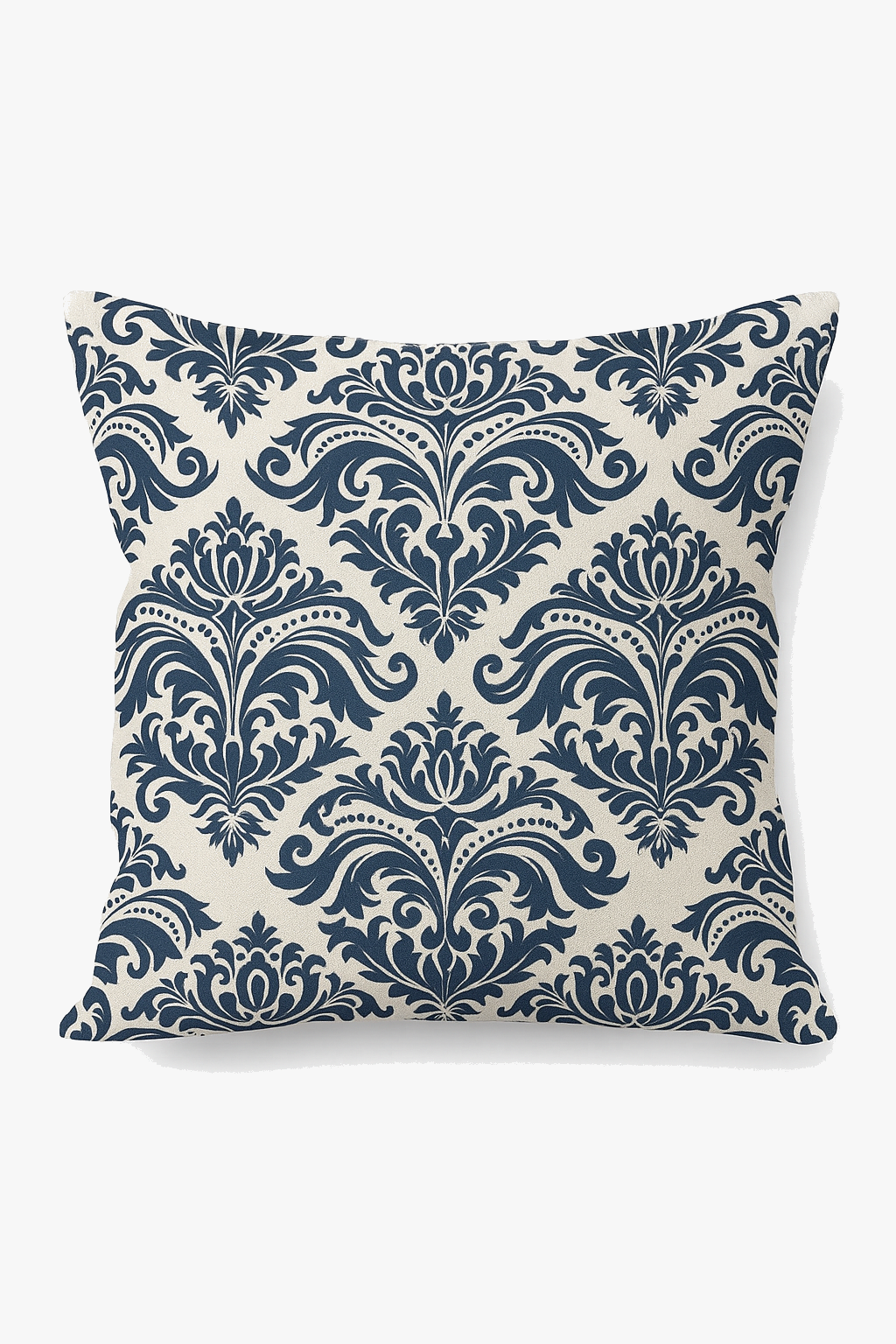 Navy Blue Geometric Nordic Throw Pillow Cover, Design 8