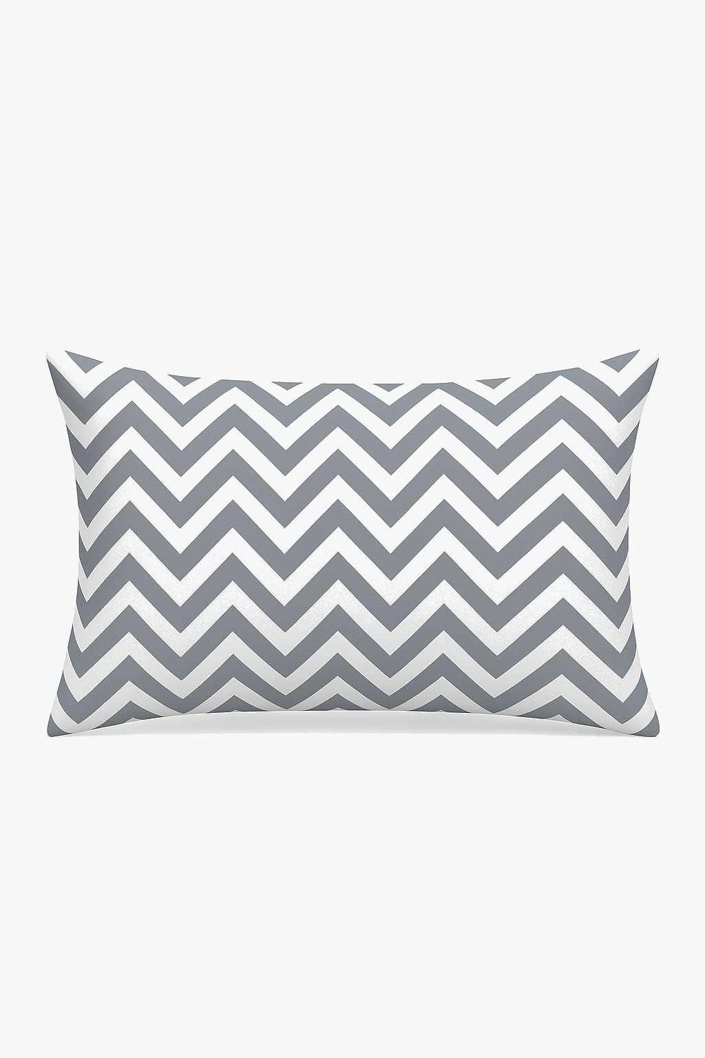 Decorative grey geometric throw pillow cover for living room or bedroom
