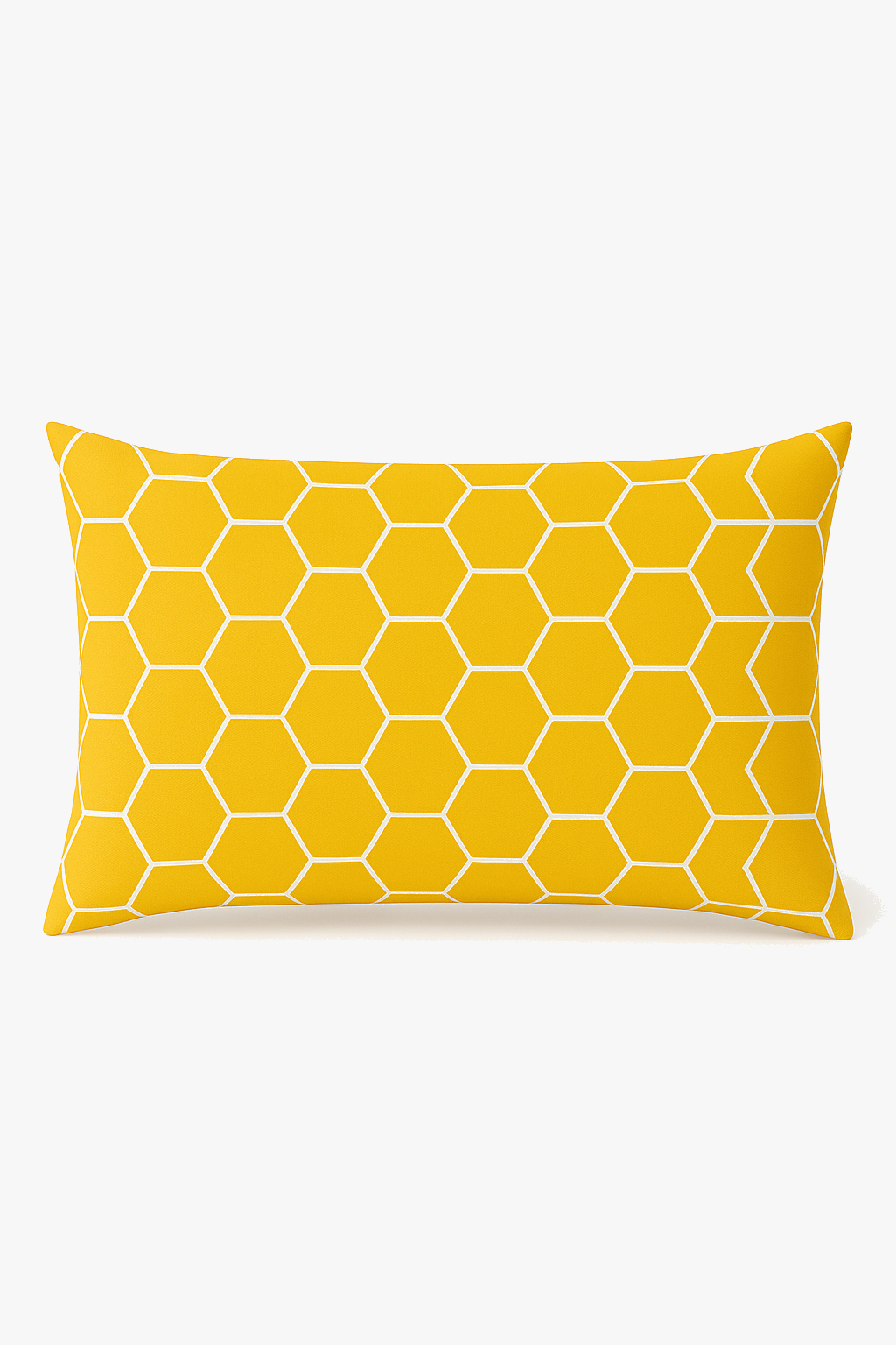 Modern Yellow Geometric Throw Pillow Cover