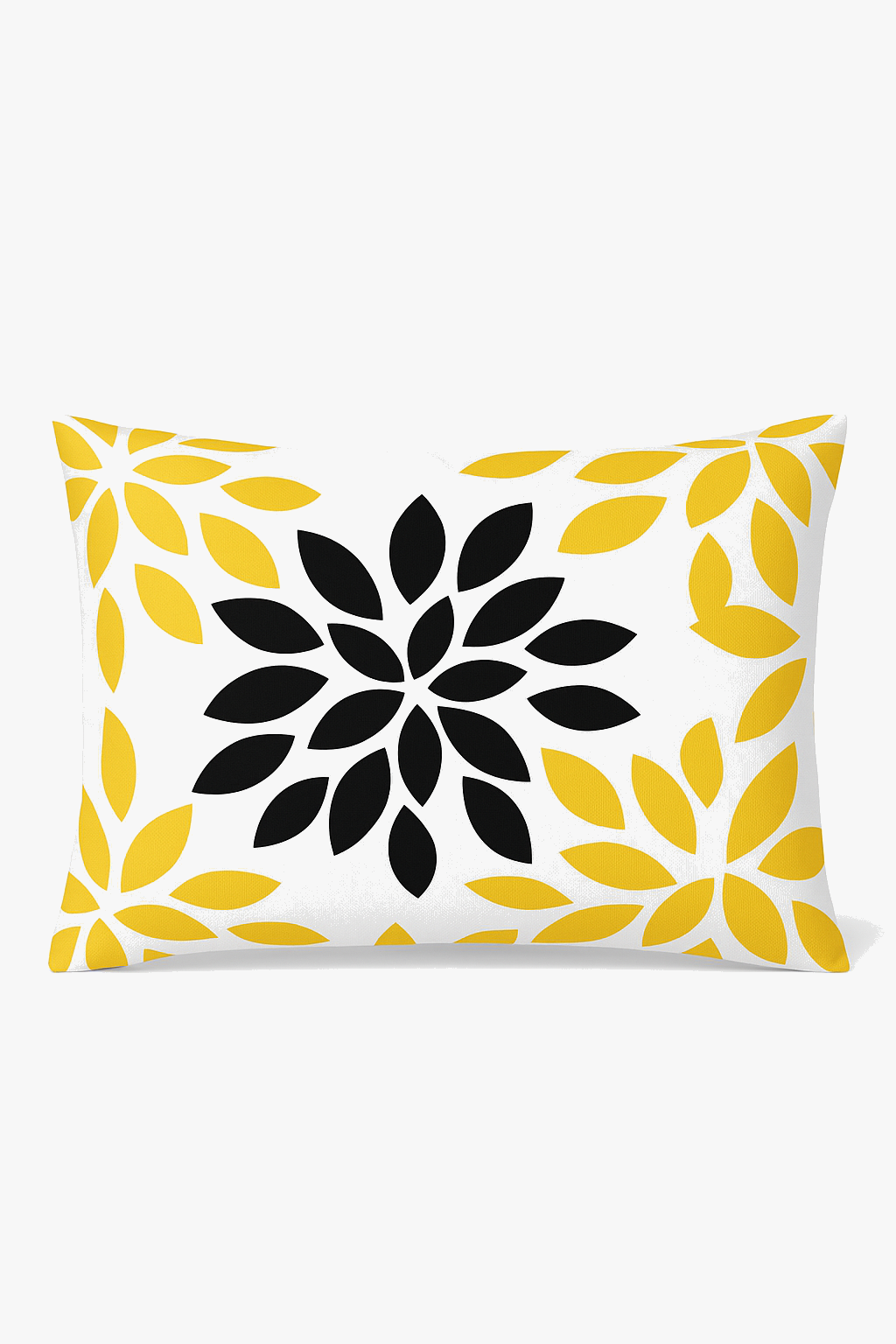 Subtle Yellow Geometric Throw Pillow Cover