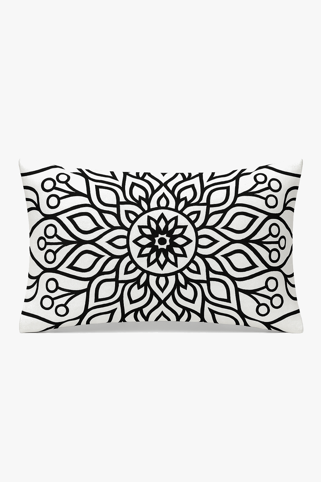 Mandala Geometric Throw Pillow Cover, 30 X 50 cm