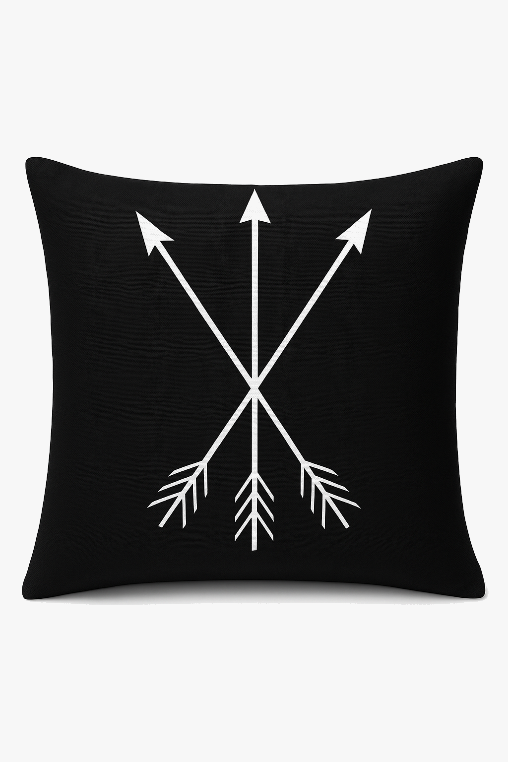 Black and White Geometric Throw Pillow Cover, Style Four