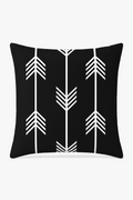 Black and White Geometric Throw Pillow Cover, Interior, Style Three