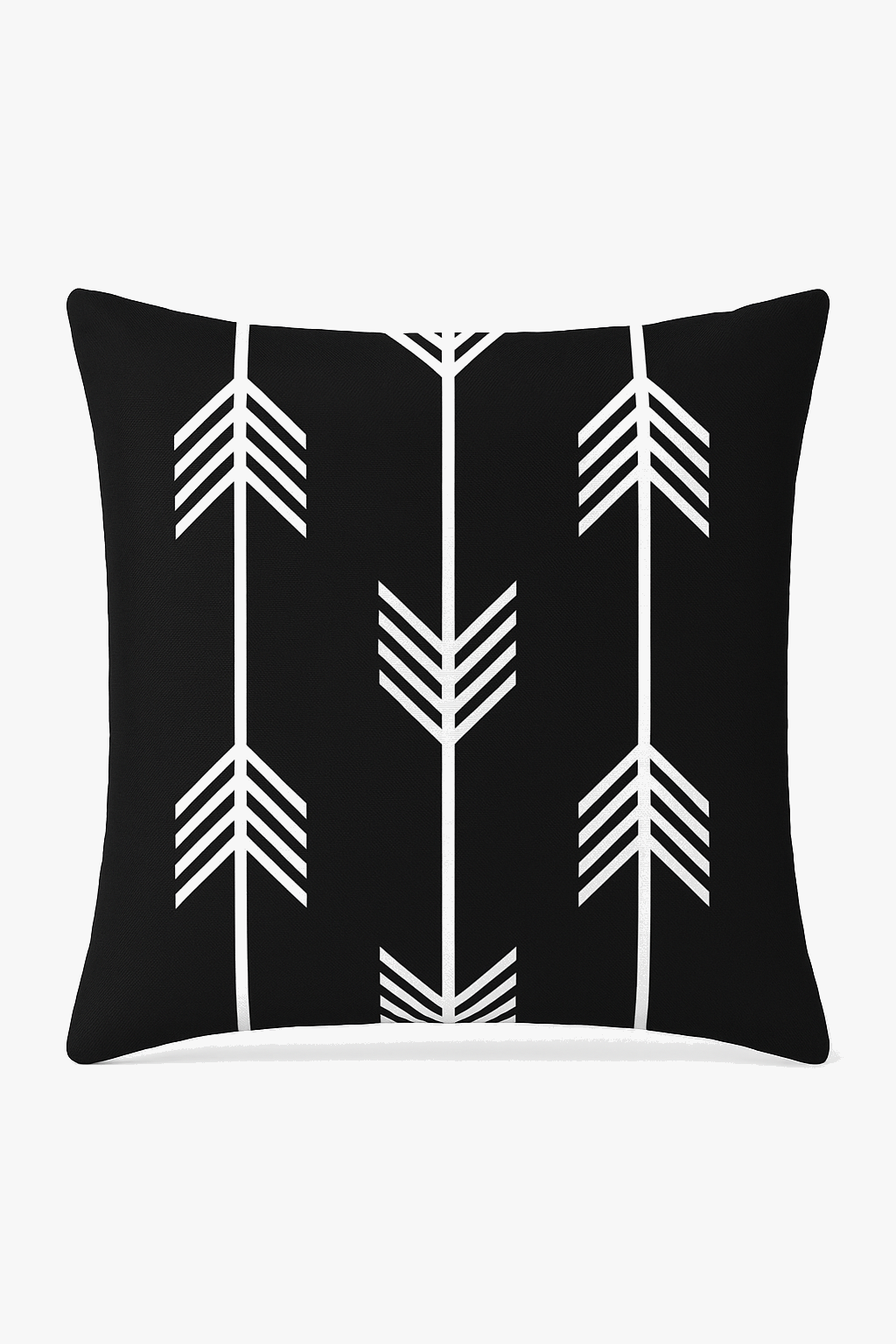 Black and White Geometric Throw Pillow Cover, Interior, Style Three
