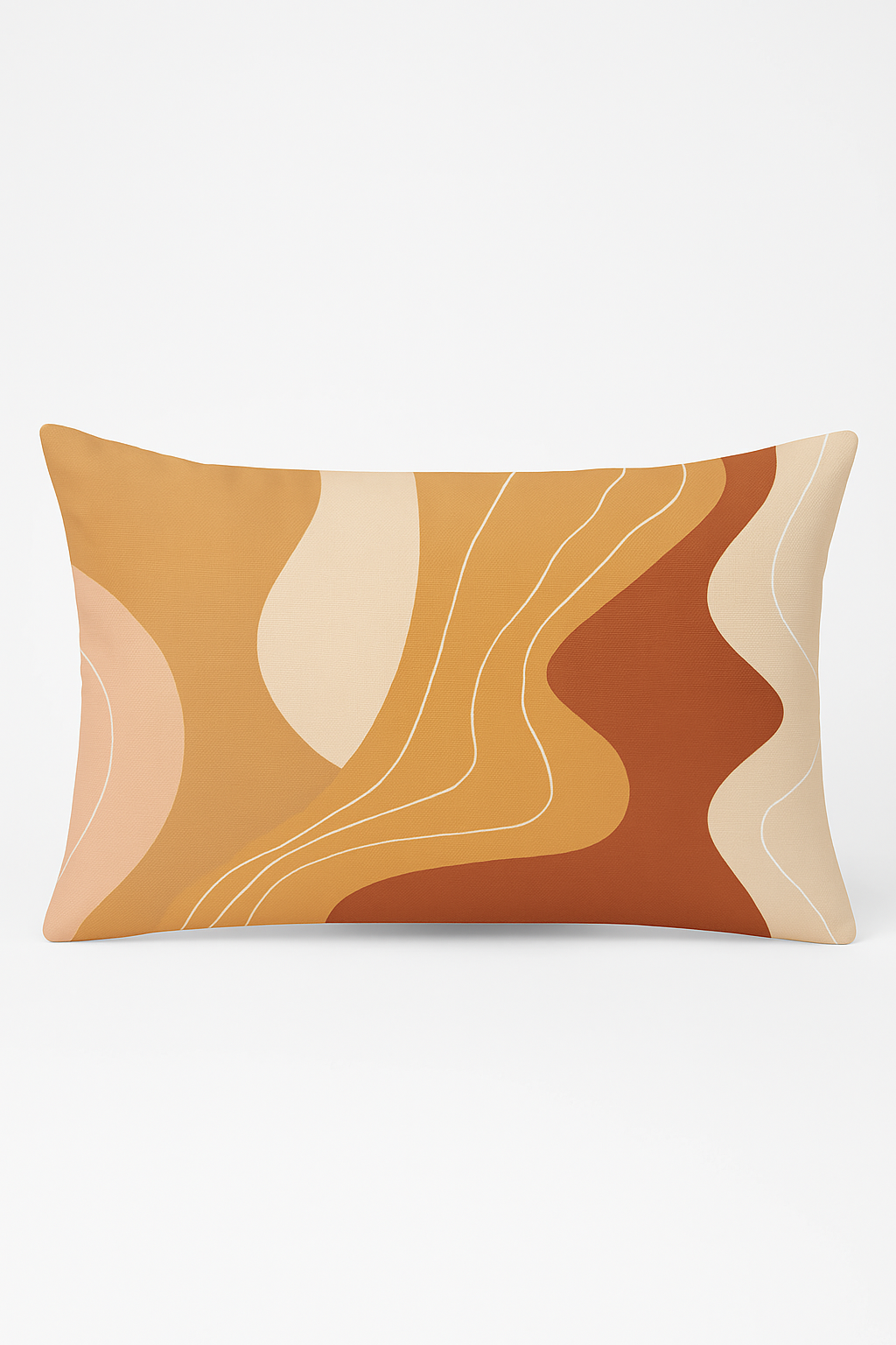 Modern Balance Rainbow Geometric Throw Pillow Cover