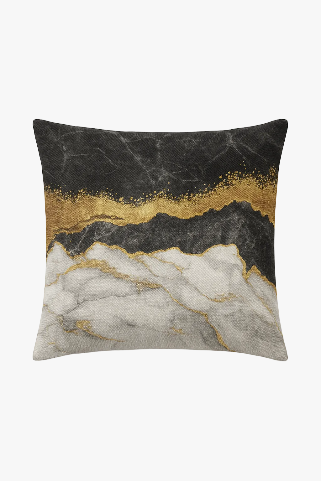 Ethnic geometric throw pillow cover light gold color luxury
