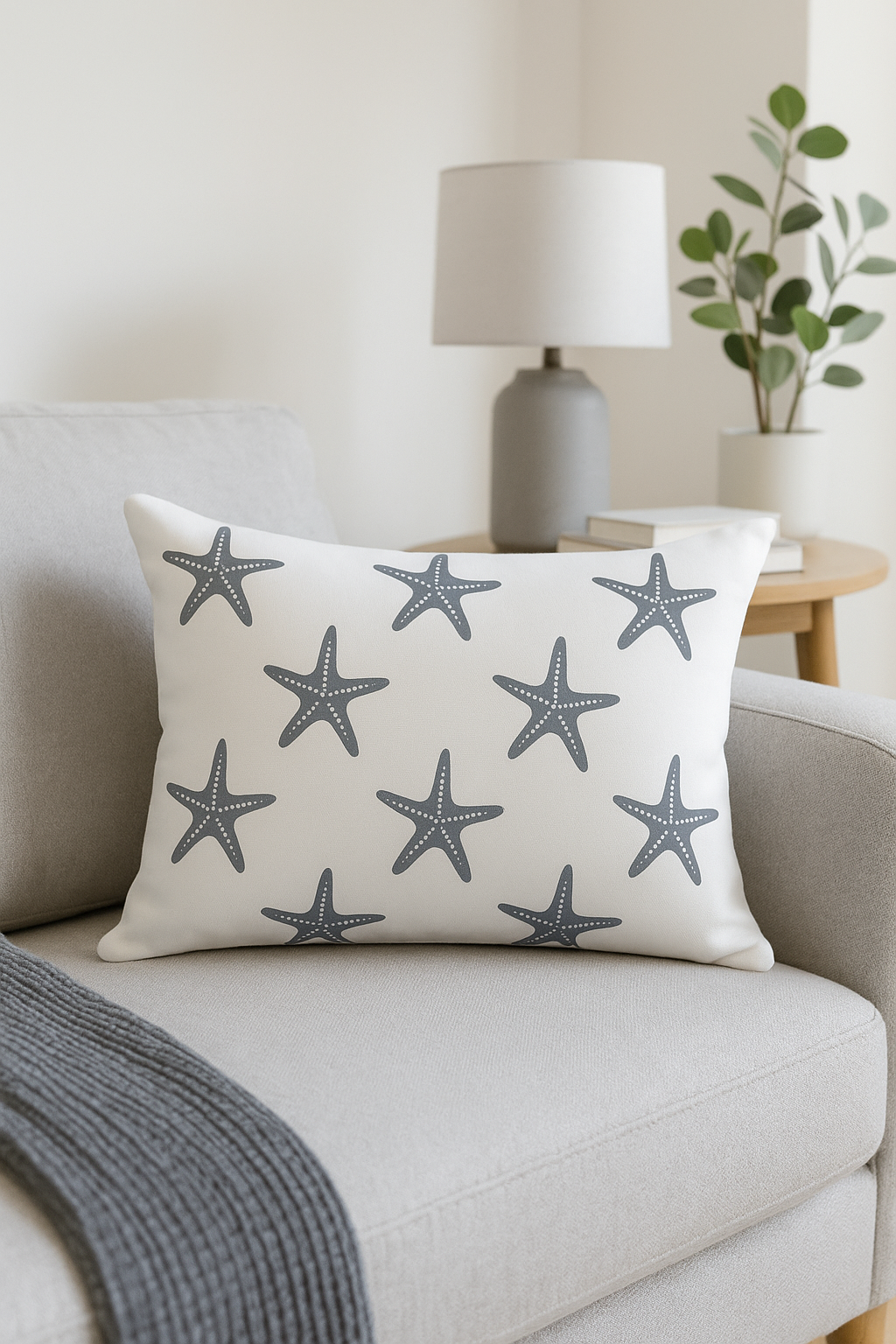 Refined Grey Patchwork Geometric Throw Pillow Cover - view 2