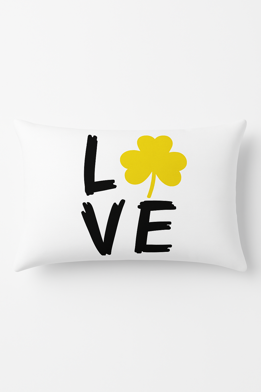 Dynamic Yellow Geometric Throw Pillow Cover