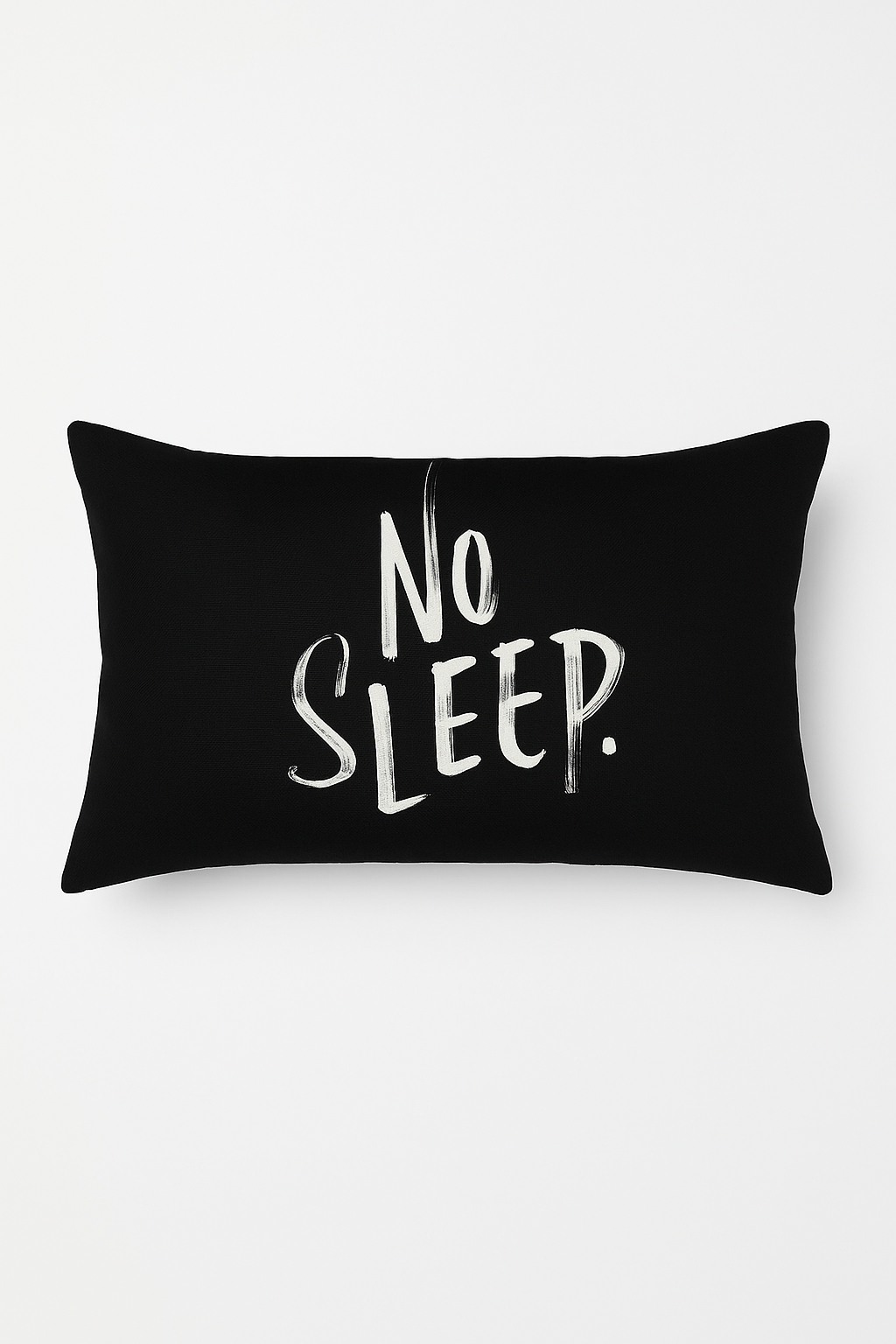 Black and White Marbled Geometric Throw Pillow Cover for Sofa