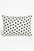 Black and White Geometric Throw Pillow Cover for Entryway Benches