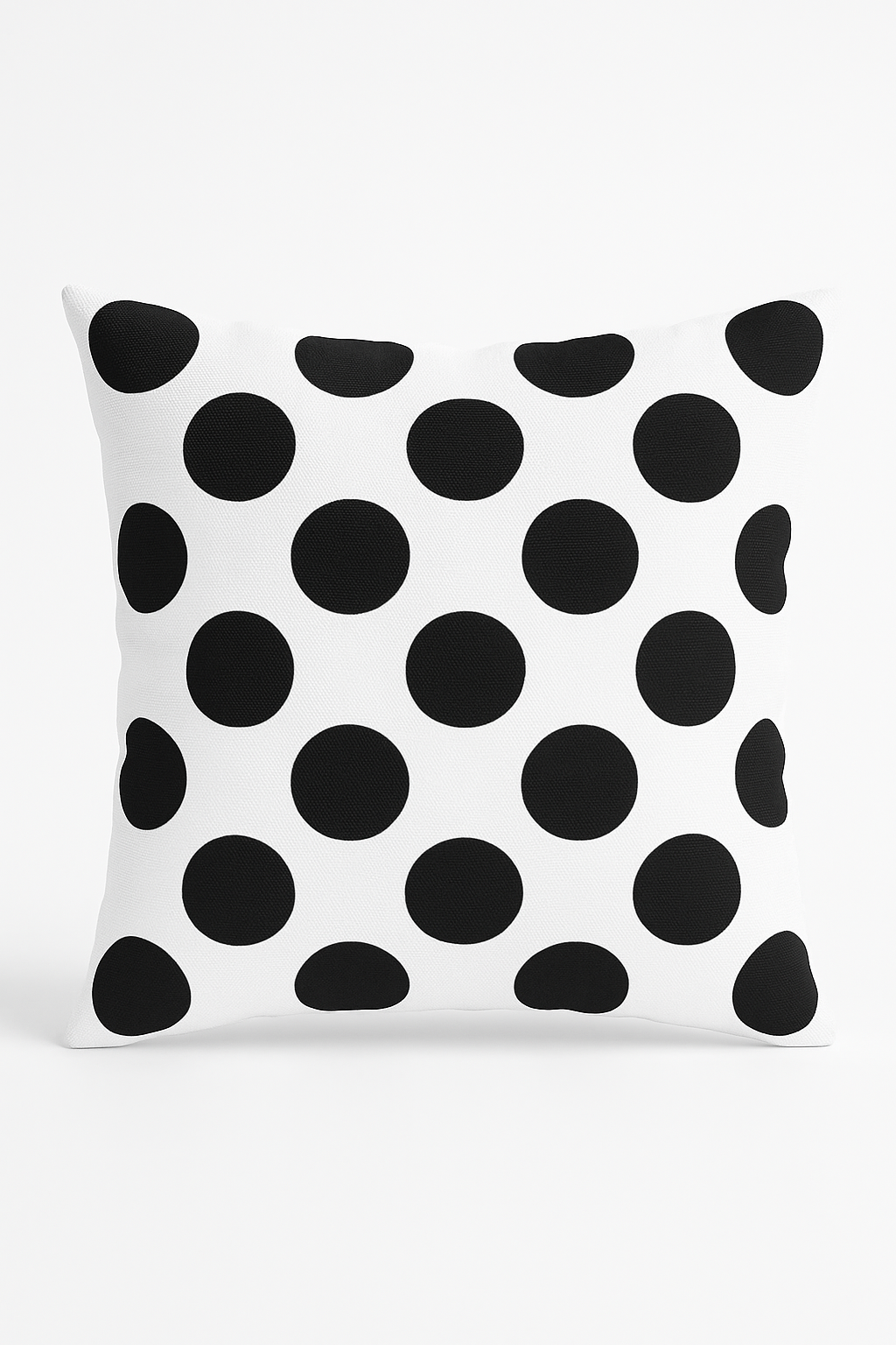 Black and White Geometric Throw Pillow Cover, Style Six
