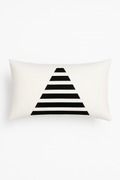 Timeless Black and White Geometric Throw Pillow Cover