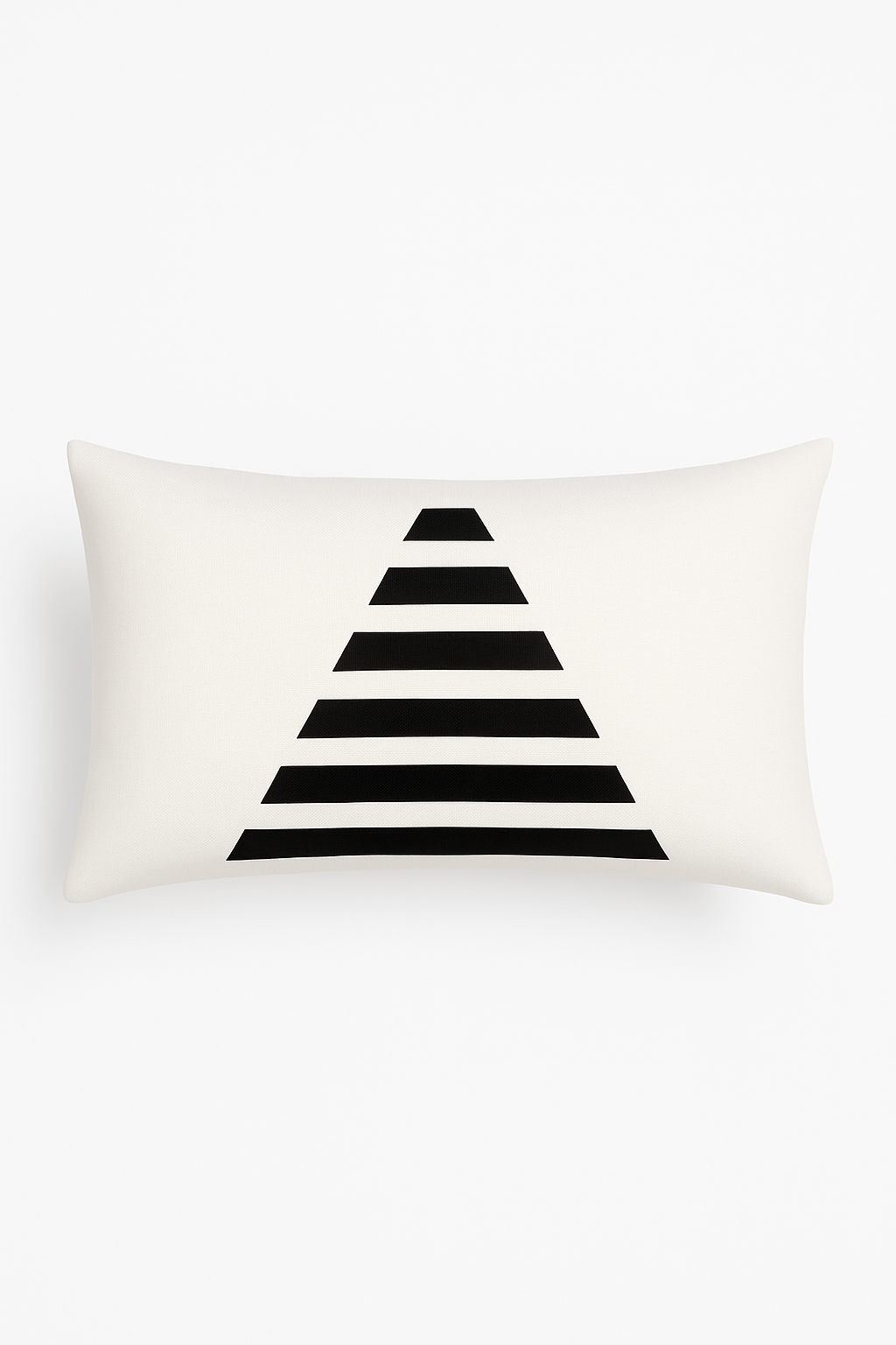 Timeless Black and White Geometric Throw Pillow Cover