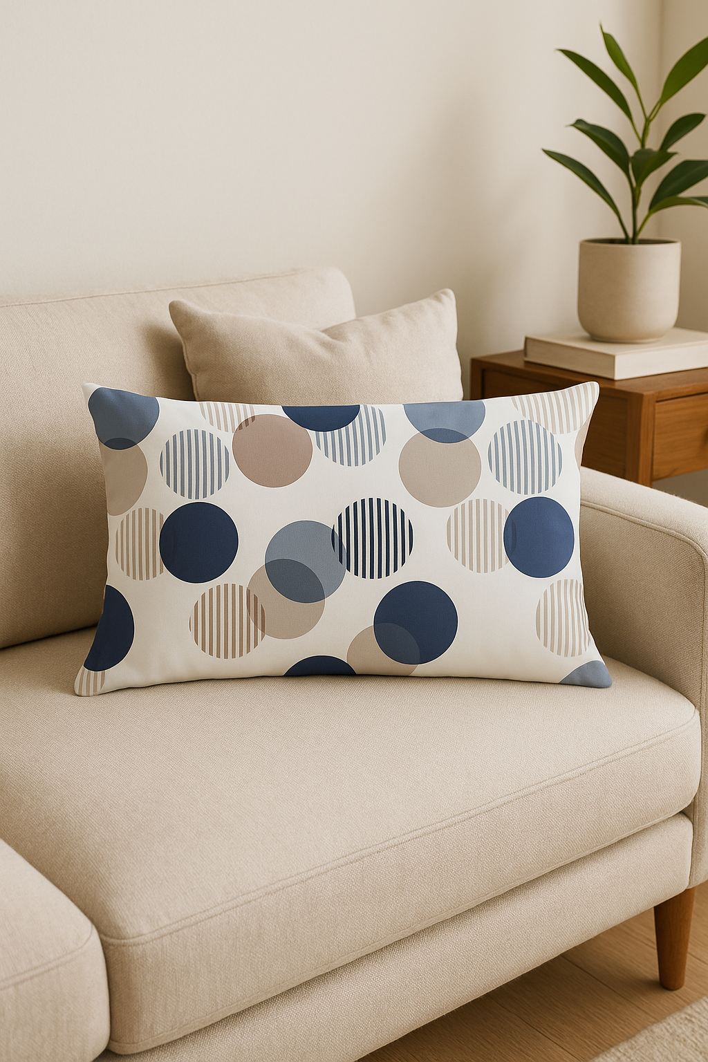 Modern Black and Yellow Geometric Throw Pillow Cover - view 2