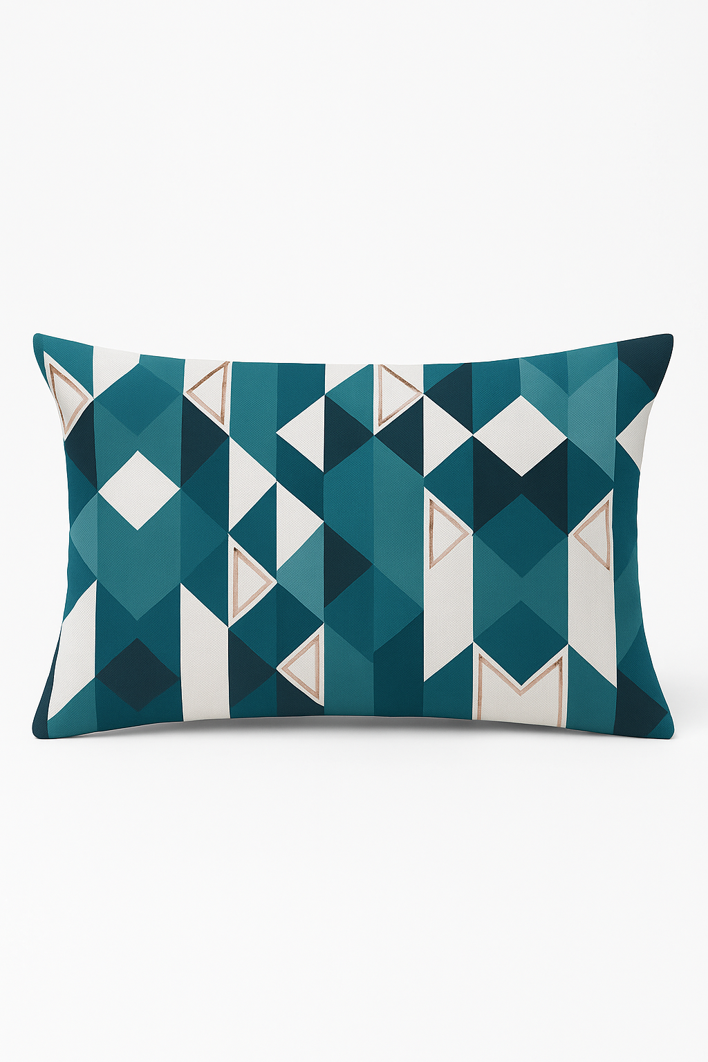 Graphic Black and Yellow Geometric Throw Pillow Cover