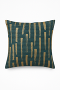 Geometric throw pillow cover ethnic style luxurious gold color