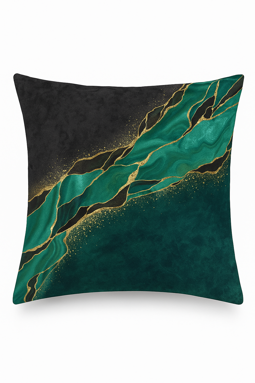Geometric throw pillow cover ethnic style light gold luxury