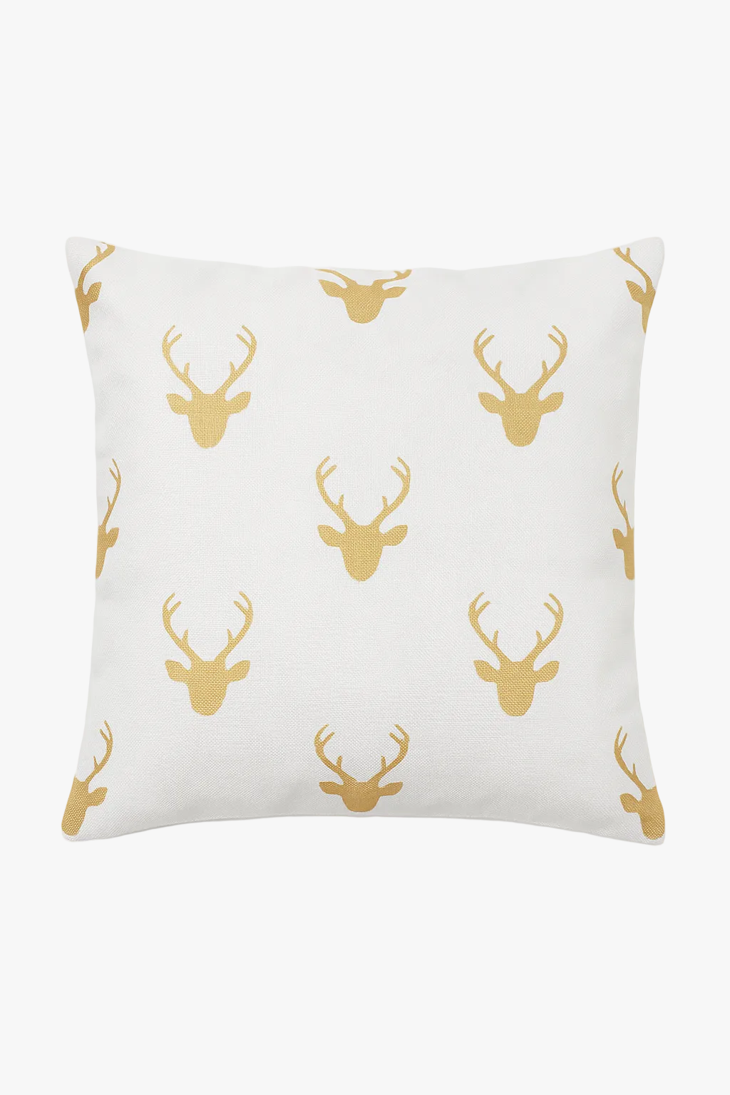 Eclectic Light Gold Retro Ethnic Geometric Throw Pillow Cover