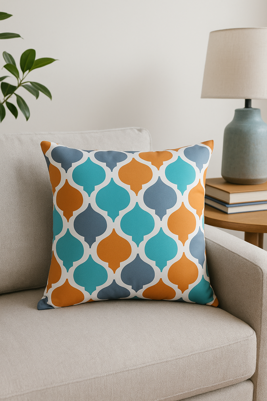 Colorful Waterproof Outdoor Throw Pillow Cover, Design 2 - view 2