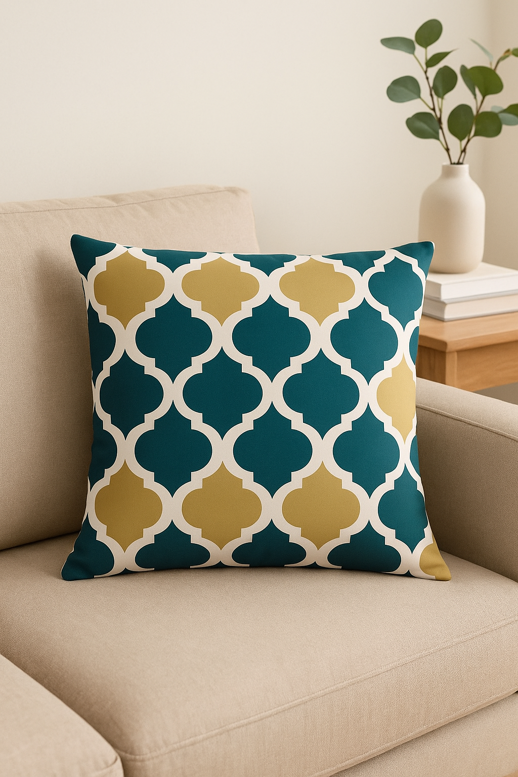 Waterproof throw pillow cover printed for exterior 50x70cm - view 2