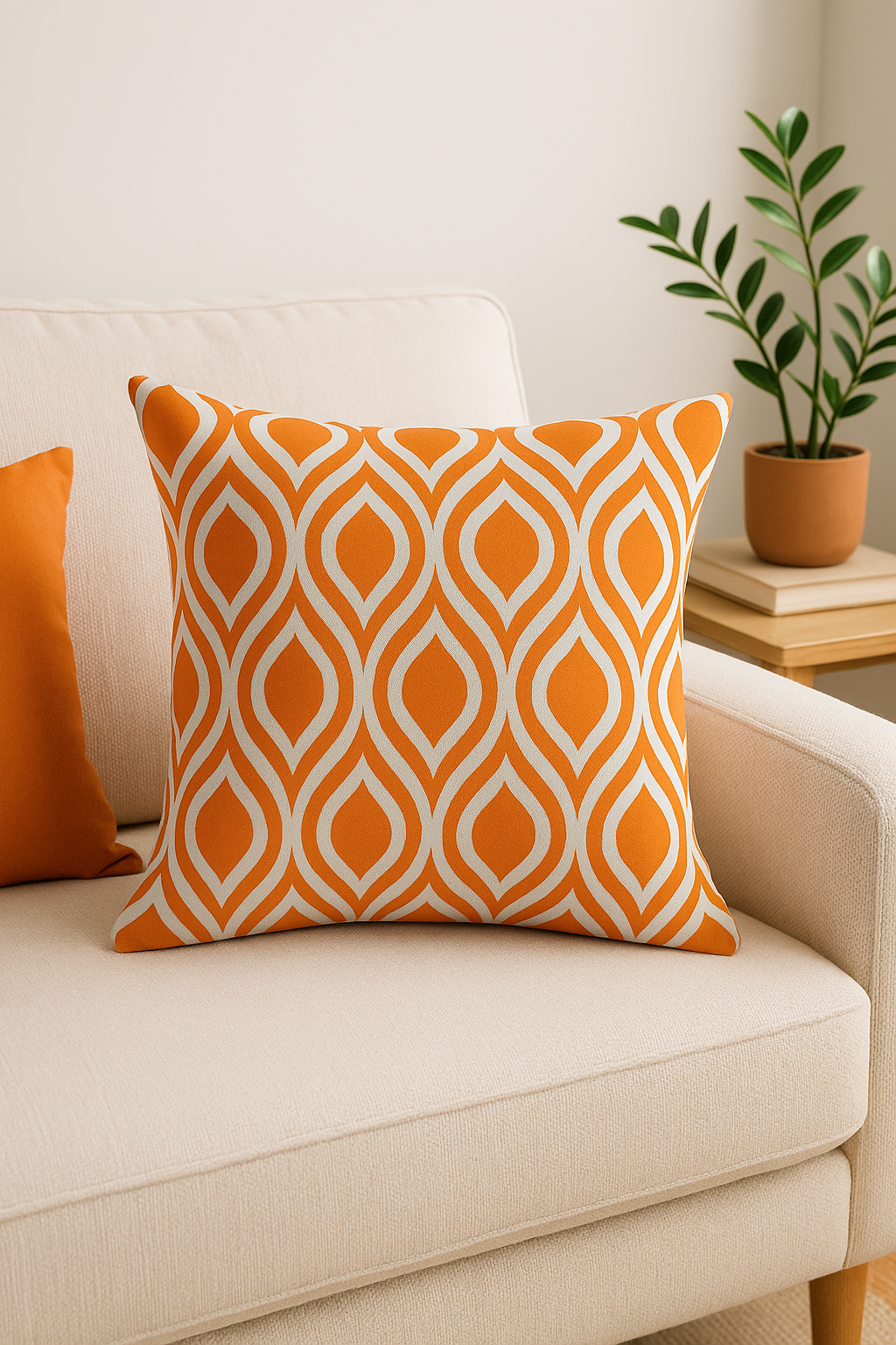 Fine Weave Oxford Throw Pillow Cover for Patio Seats - view 2