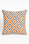 Refined Printed Oxford Throw Pillow Cover